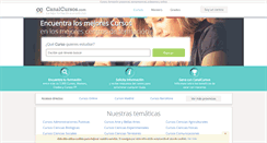 Desktop Screenshot of canalcursos.com